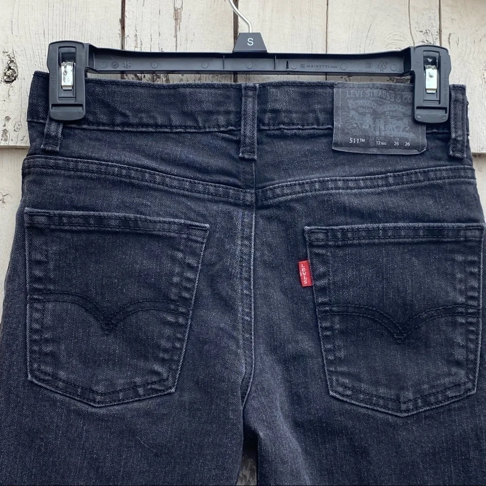 Levi’s 511 Slim Black Faded  Jeans